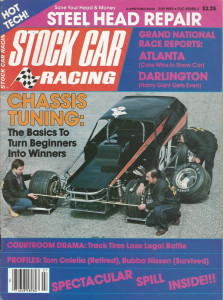 STOCK CAR RACING 1983 JULY - CHASSIS TUNING, TOM COLELLA, GANT & CALE WIN*